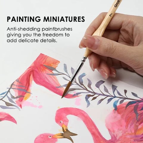 11 Pcs Miniature Detail Paint Brush Set – llmetro.com