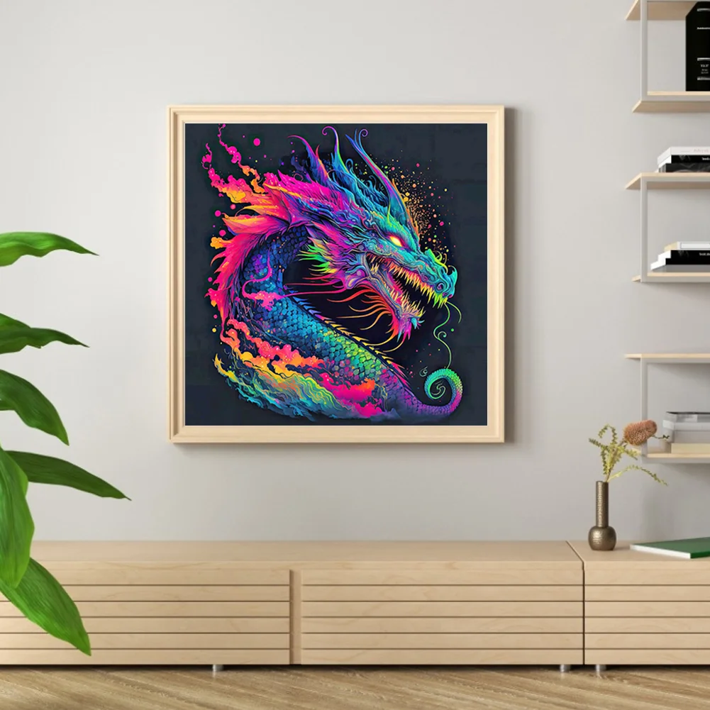 Diamond Painting - Full Round Drill - Dragon(30*30cm)