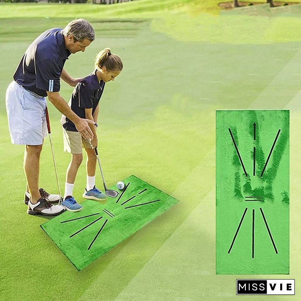 Golf Training Mat Auxiliary Mat For Golf Practice Training