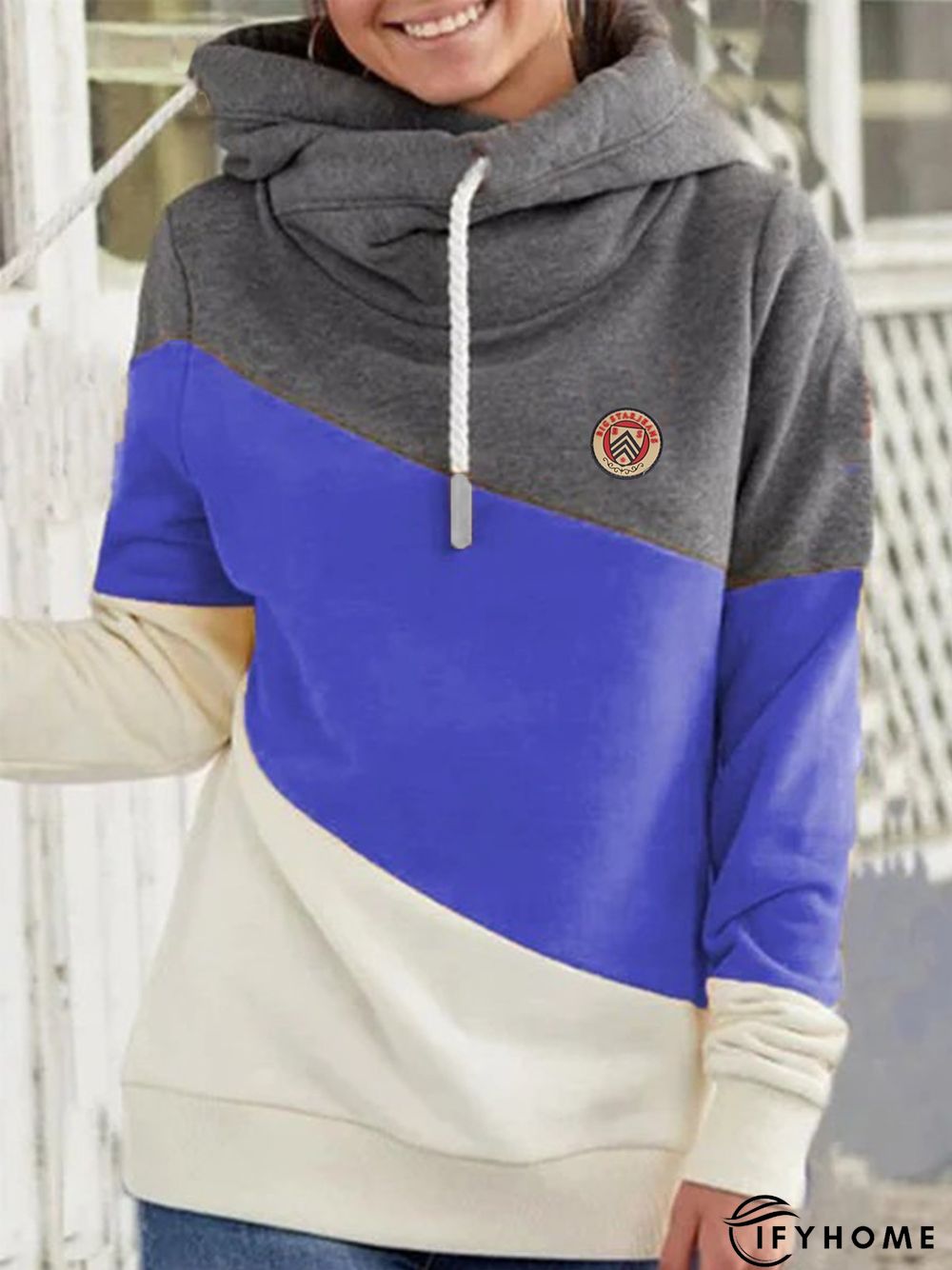 Yellow Hoodie Long Sleeve Sweatshirt | IFYHOME