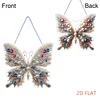 Diamond Painting Acrylic Christmas Butterfly Window Hanging Pendant for Home Decor
