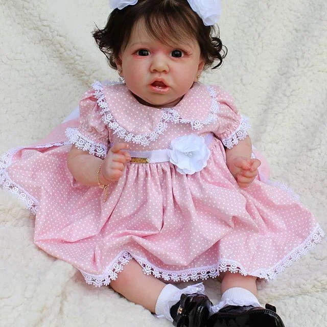 20'' Real Looking Baby Dolls Gary Realistic Authentic Silicone Reborn Toddler Baby Girl 2023 -Creativegiftss® - [product_tag] Creativegiftss®