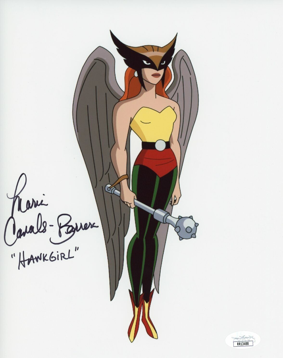 Maria Canals Barrera Hawkgirl Justice League Animated 8x10 Signed Auto JSA COA