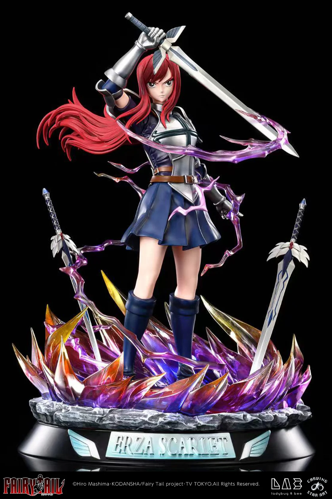 Licensed Titania Erza Scarlet - Fairy Tail Resin Statue