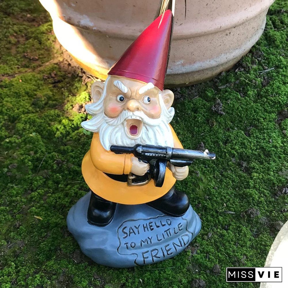 【New】Fairy Resin Statues Miniature Mini Elf Sculpture Dwarf Funny Gnome Statue, Naughty Garden Figurines, For Patio, Yard, Lawn