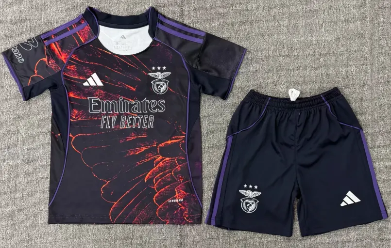 2025/2026 Benfica Fourth Away Football Jersey 1:1 Thai Quality Kids Size