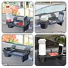 Side Window Backseat Hanging Organizer with Cup Holder Car Side Door Storage Box