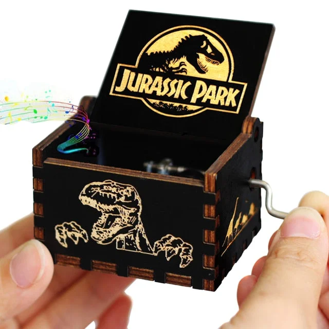 Merry Christmas Various Movie Anime Themes Music Boxes Wooden Hand Crank Birthday Gift New Year's Gift Home Decor