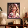 Diamond Painting-DIY Full Round Drill Sweet Girl