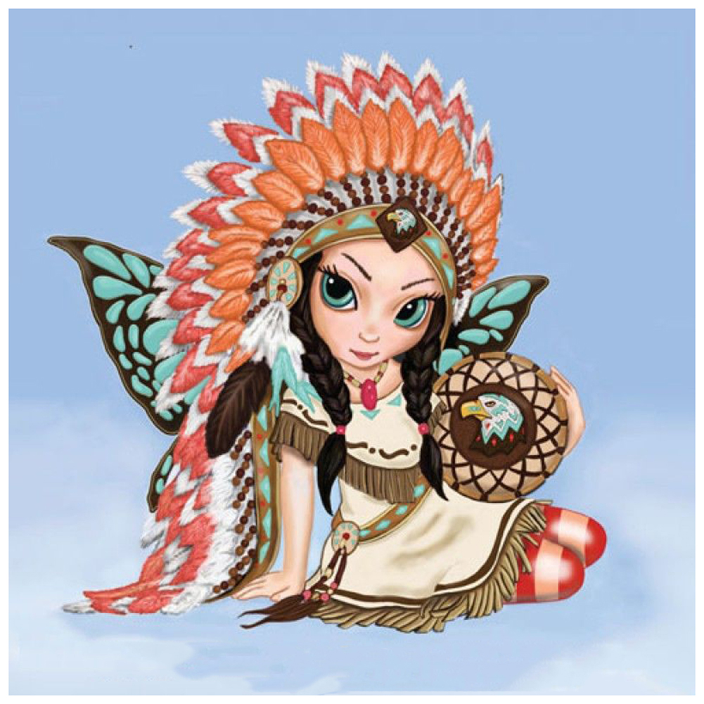 

Flower Fairy - Round Drill Diamond Painting - 30*30CM, 501 Original