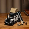 Land Rover Defender Station Wagon RV Camper Building Block Container Dust Box Creative Ornaments Assembly Toys