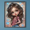Diamond Painting -5D Full Round Drill Girl(40x50cm)