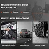 A-Premium Front and Rear Shock Absorbers Struts Compatible with Ford Ranger 1998-2011 & Mazda B3000 1998-2007, B4000 1998-2009 - [4WD or RWD with Torsion Bar Front Suspension]