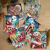 (US Only)10PCS DIY Diamond Art Greeting Cards Xmas Designs for Festivals and Celebrations