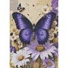 Schmetterling und G&auml;nsebl&uuml;mchen - Rundbohrer Diamantmalerei - 30*40cm