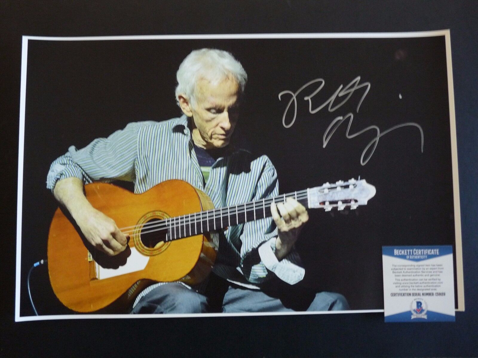 Robby Krieger The Doors Signed Autographed 11x17 Photo Poster painting Beckett Certified #4