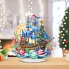 >SALE<Acrylic Special Shape Christmas Sailboat Diamond Painting Tabletop Ornaments