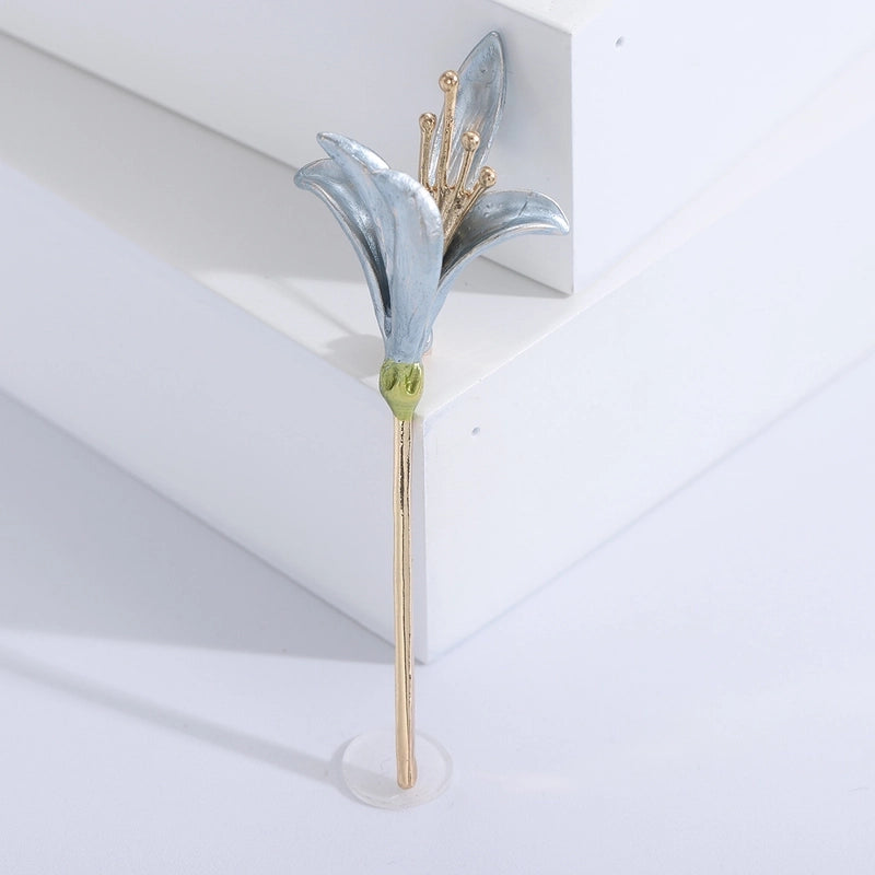 Pastoral Pin Flower Alloy Women’s Brooches