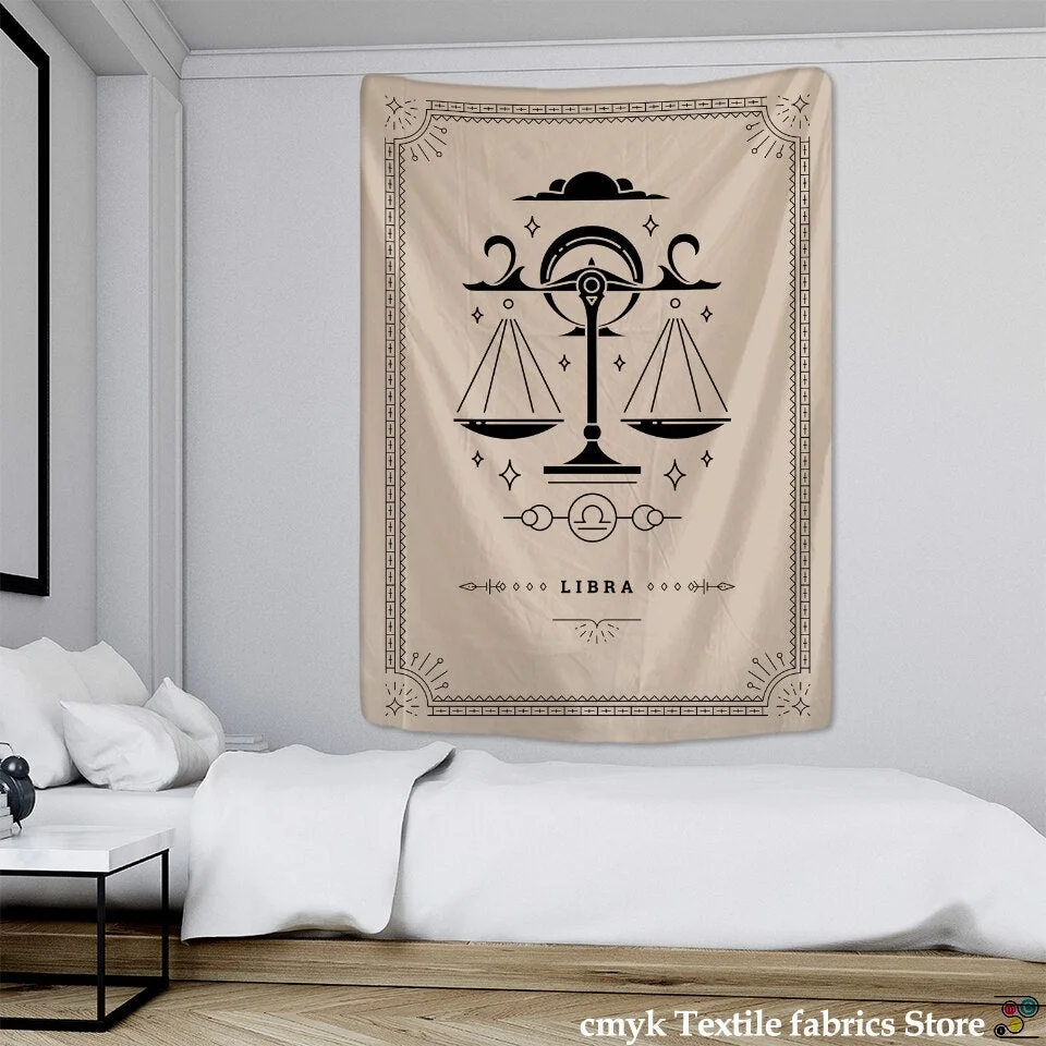 Divination Tarot Tapestry Wall Hanging Constellation Mandala Psychedelic Good Luck Hippie Witchcraft Room Home Decor