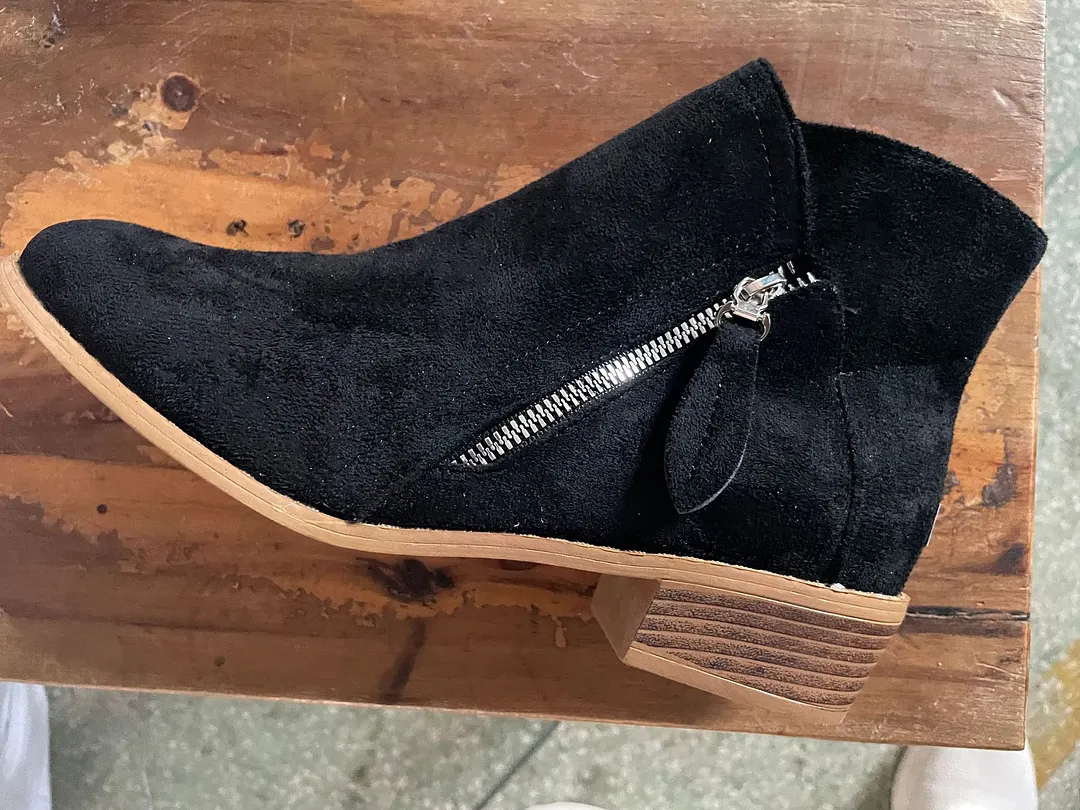 Breakj Breakj Martin Boots 2023 Autumn And Winter New Coarse Heel Side Zipper Large Size 43 Yards Female Short Boots