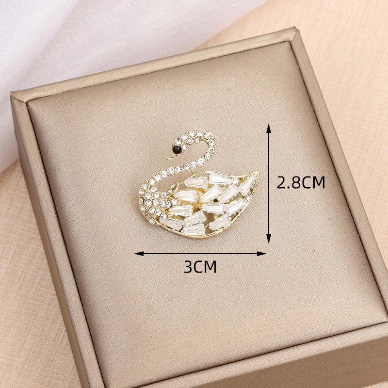 Minimalist Pin Insect Flower Bow Knot Alloy Inlay Zircon Women’s Brooches