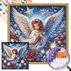 (30*30cm)Angel Girl - Round Partial AB Drill Diamond Painting