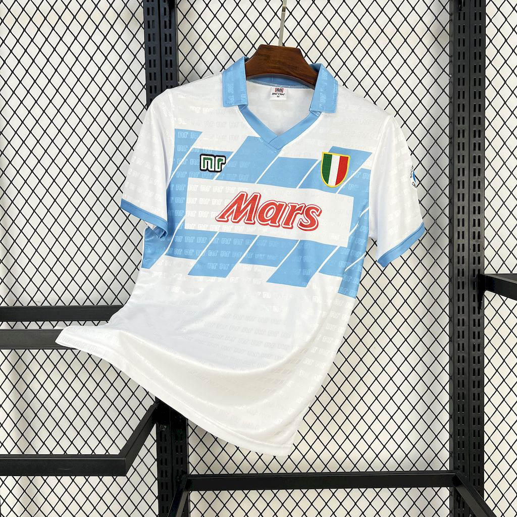 1990-1991 Retro SSC Napoli Away Football Shirt 1:1 Thai Quality- Maxi Kit