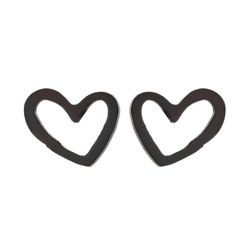 Minimalist Geometric 304 Stainless Steel No Inlaid 18K Gold Plated Ear Studs