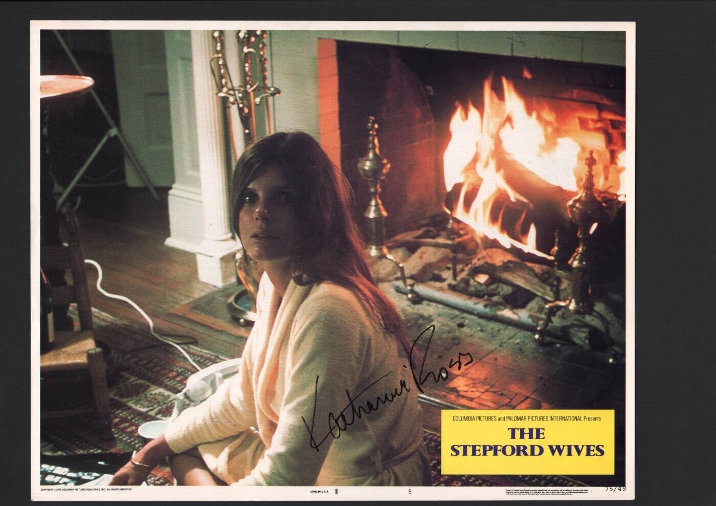 Katharine Ross - Signed Autograph Lobby Card - The Stepford Wives