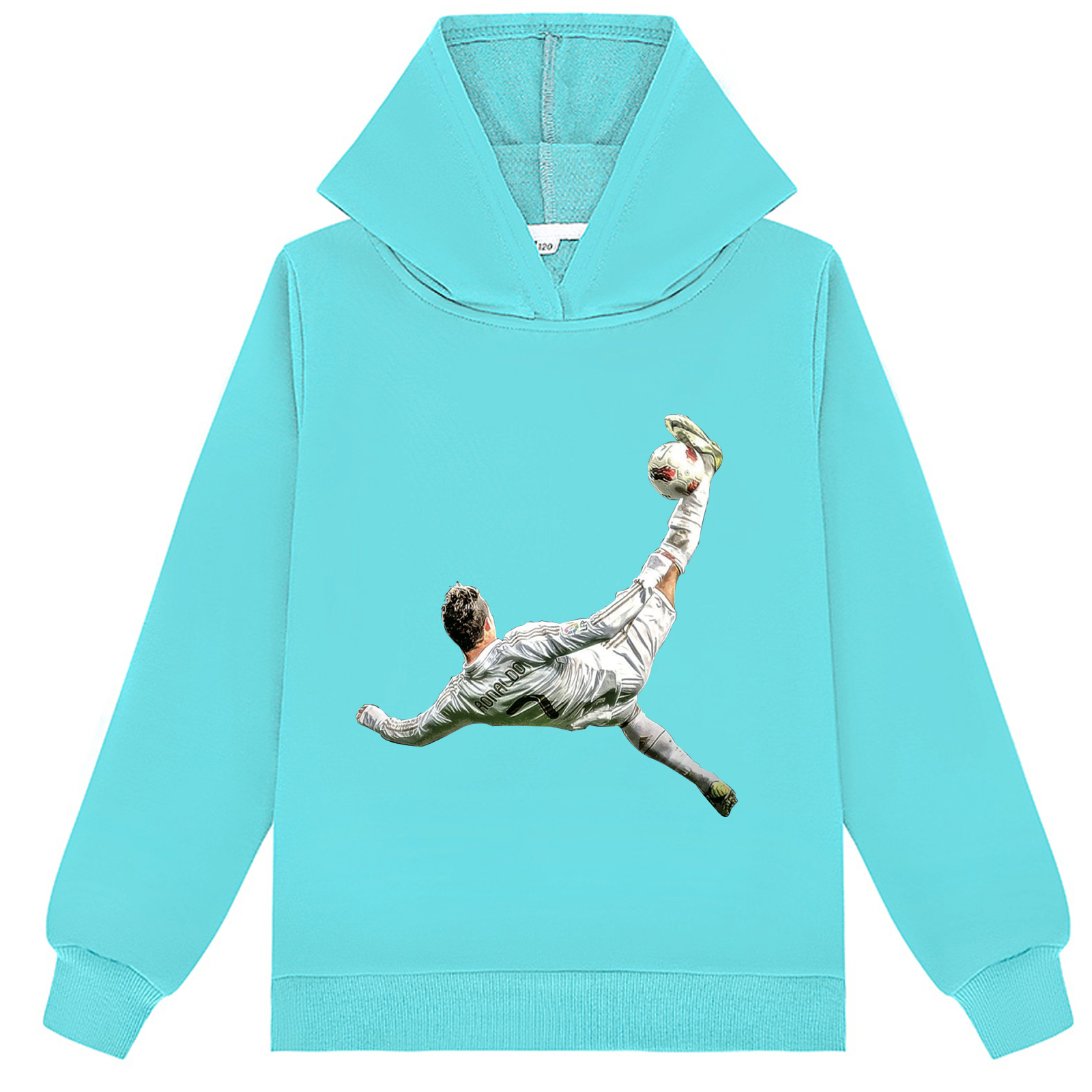Mayoulove Cristiano Ronaldo Hooded Sweatshirt for Kids - Stylish Soccer Apparel for Boys  Girls, Perfect Gift-Mayoulove