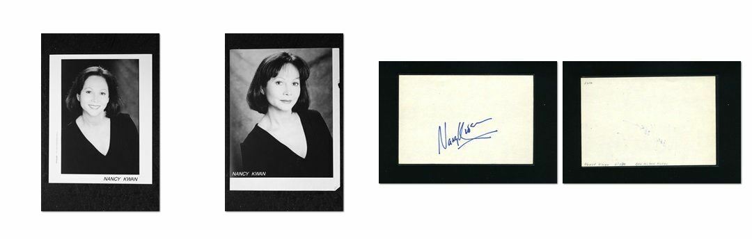 Nancy Kwan - Signed Autograph and Headshot Photo Poster painting set - Noble House