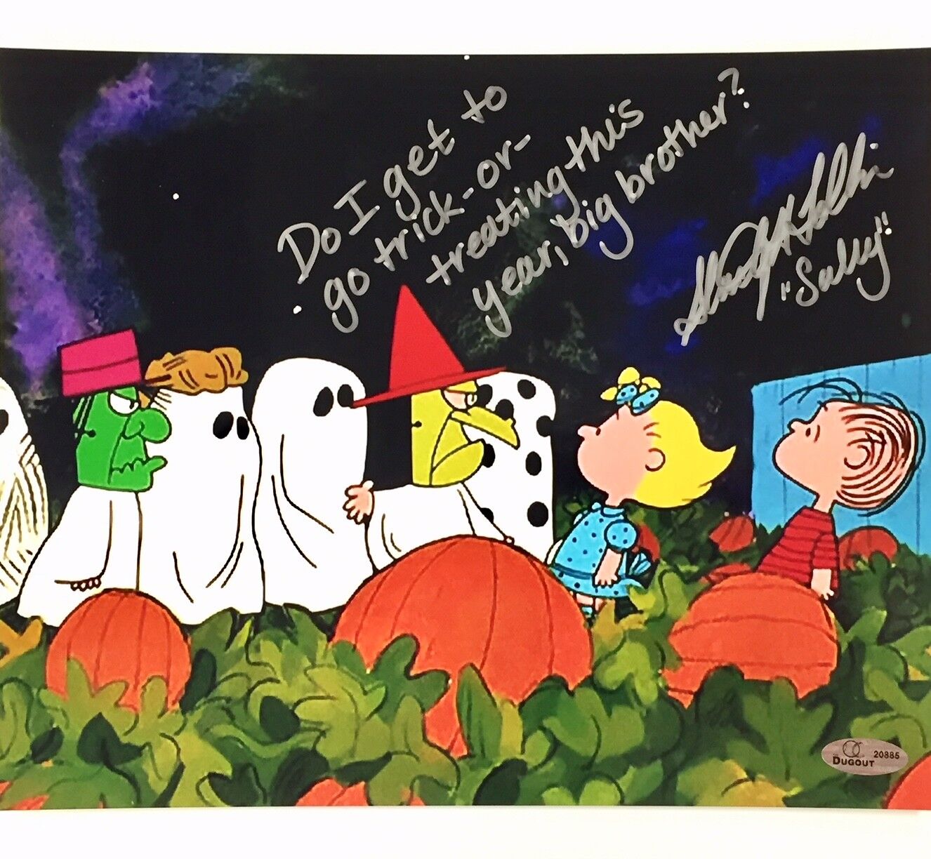 STACY TOLKIN voice of Sally PEANUTS CHARLIE BROWN Signed 8x10 Photo Poster painting OC COA +Holo