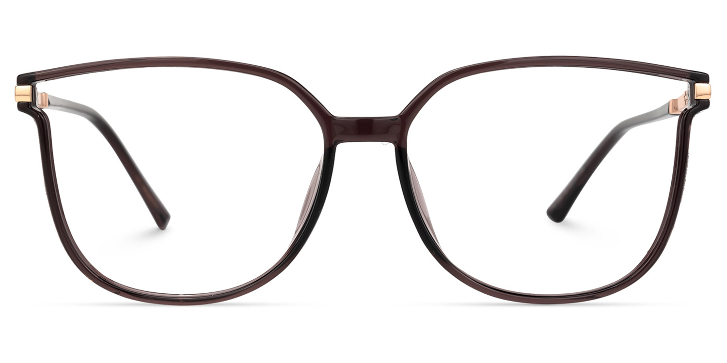 Cora Braun Cateye Brille Braun