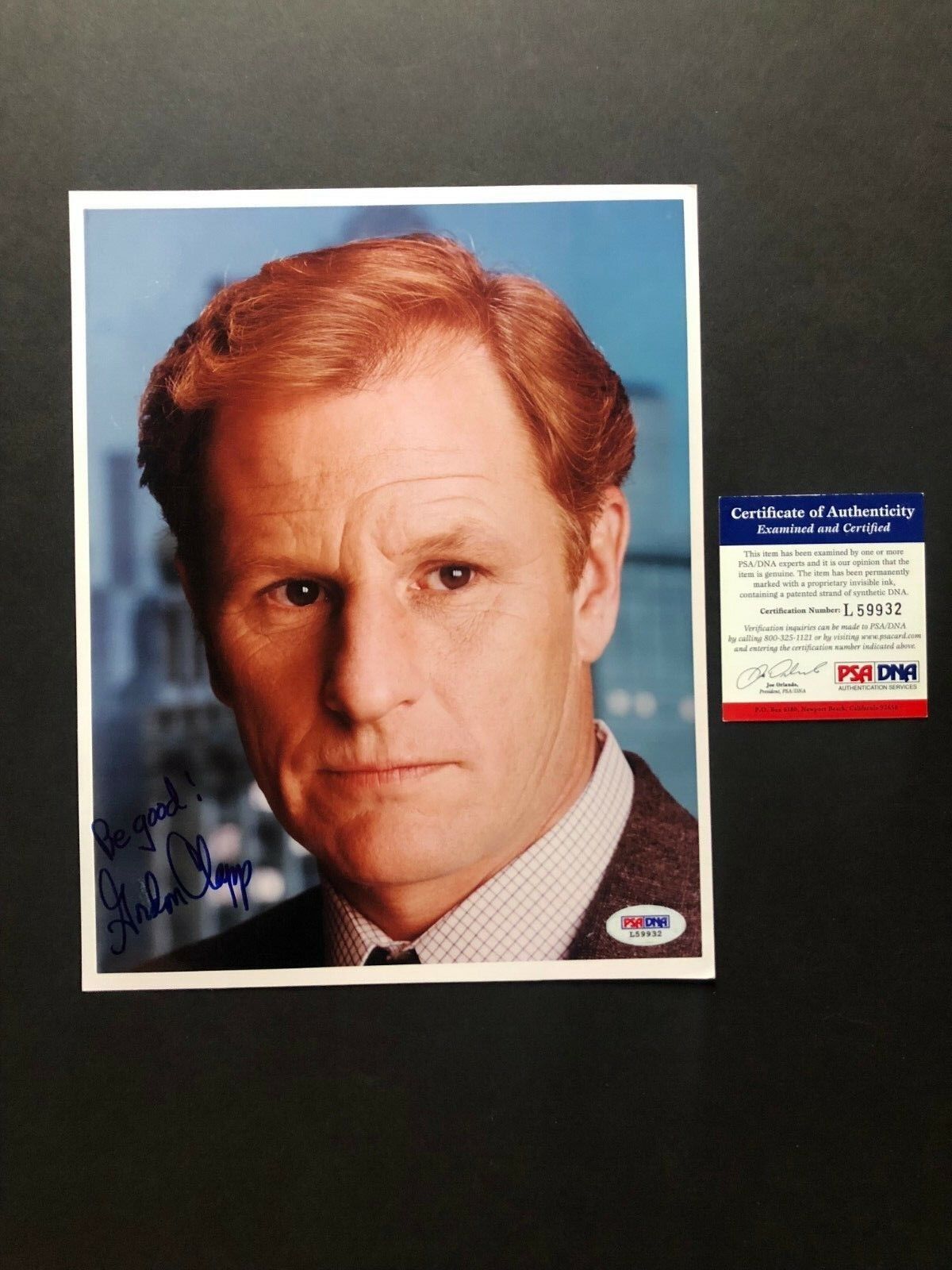 Gordon Clapp Hot! signed autographed NYPD Blue 8x10 Photo Poster painting PSA/DNA coa cert