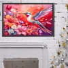 (60*40cm)Flower Hummingbird - Full Round Drill Diamond Painting