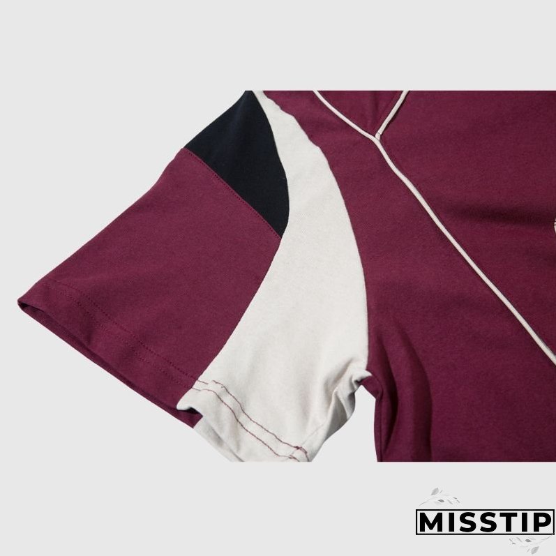 Solid Patch Racing Tee