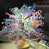 Creative Macaron Color Twisted Flower Stick Table Lamp Ornaments Handmade Diy