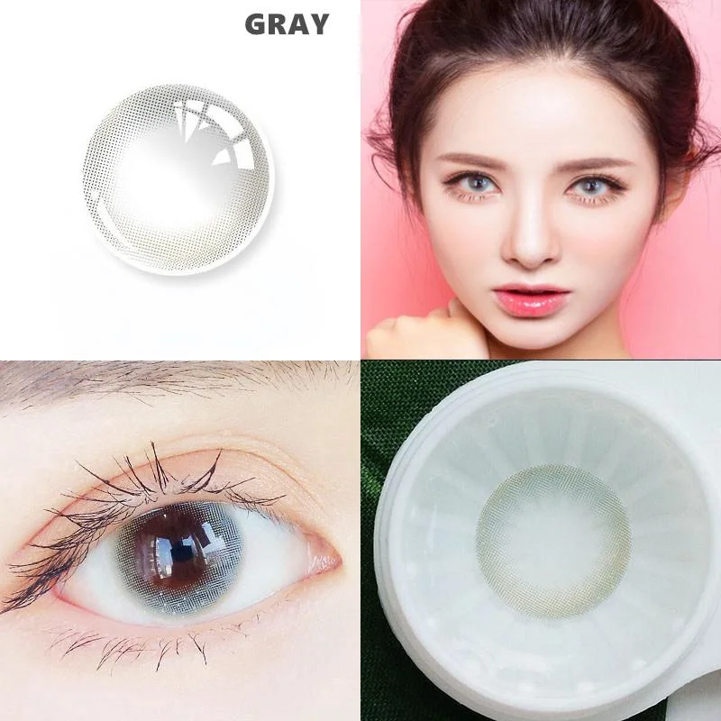 gray (12 months) contact lenses