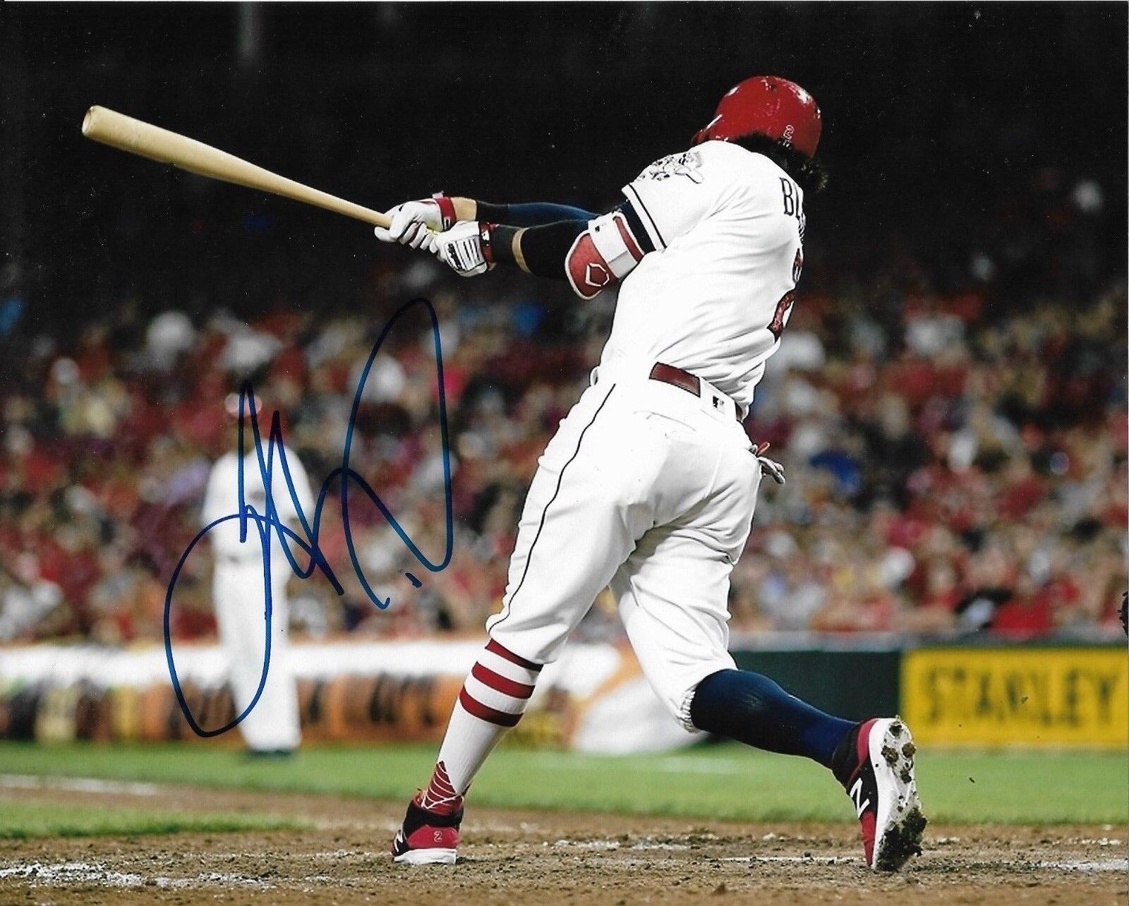 ALEX BLANDINO signed autographed CINCINNATI REDS 8x10 Photo Poster painting w/COA