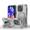 Mecha Anti-Fall Mobile Phone Case Suitable For iPhone Mobile Phone Invisible Bracket Magnetic Anti-Fall Four-Corner Airbag Protective Cover