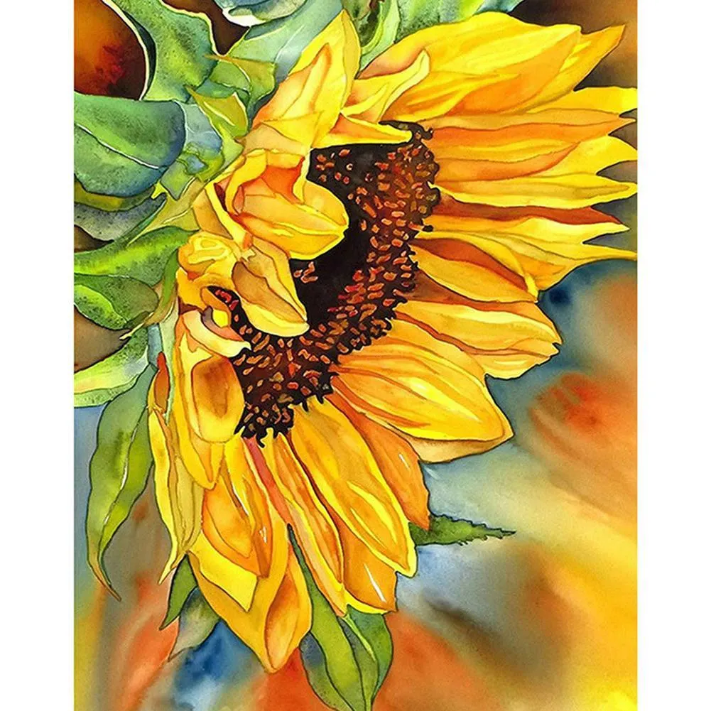 Full Round Diamond Painting Sunflower