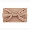 Stylish Plain Colors Elastic Knot Wide Hair Head Bands