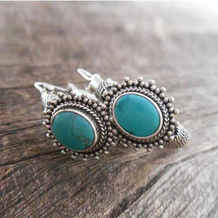 Retro Turquoise Bohemian Earrings