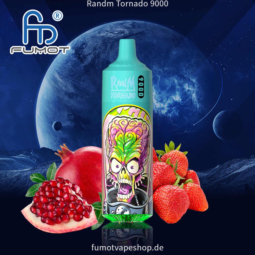 Randm Tornado 9000 Erdbeer-Pomp  fumotvapeshop