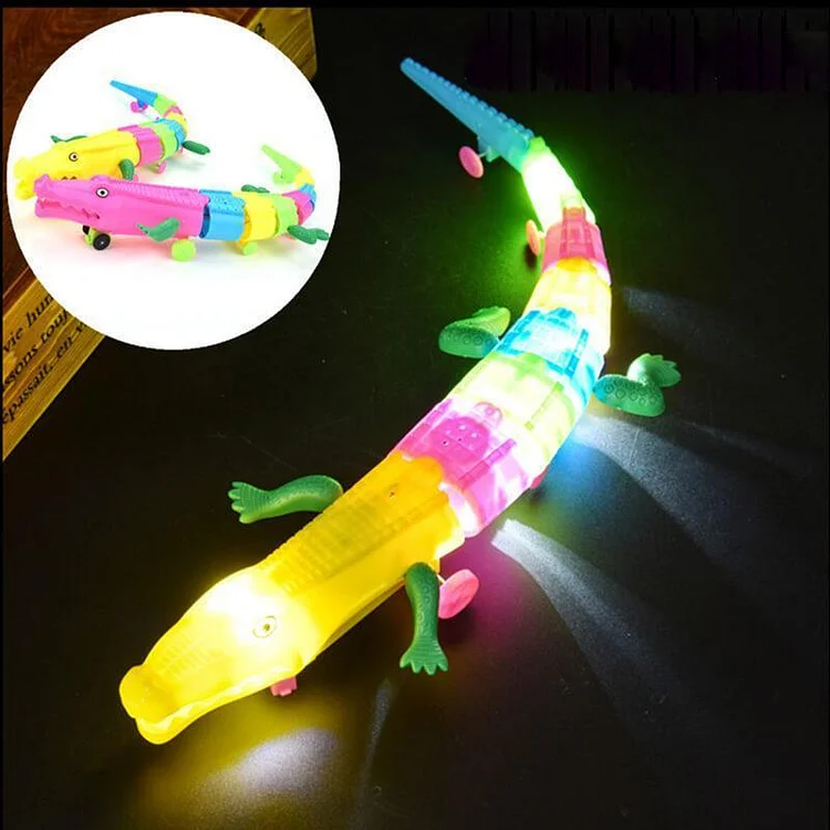 Electronic Led Light Universal Crocodile Toy | 168DEAL