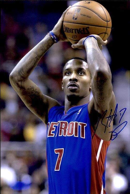 Brandon Jennings authentic signed NBA basketball 10x15 Photo Poster painting |CERT A0001