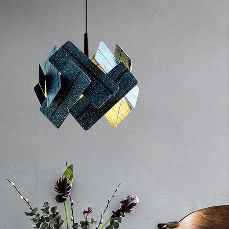 Abstract Creative Pendant Light Flower Petal Hanging Lamp