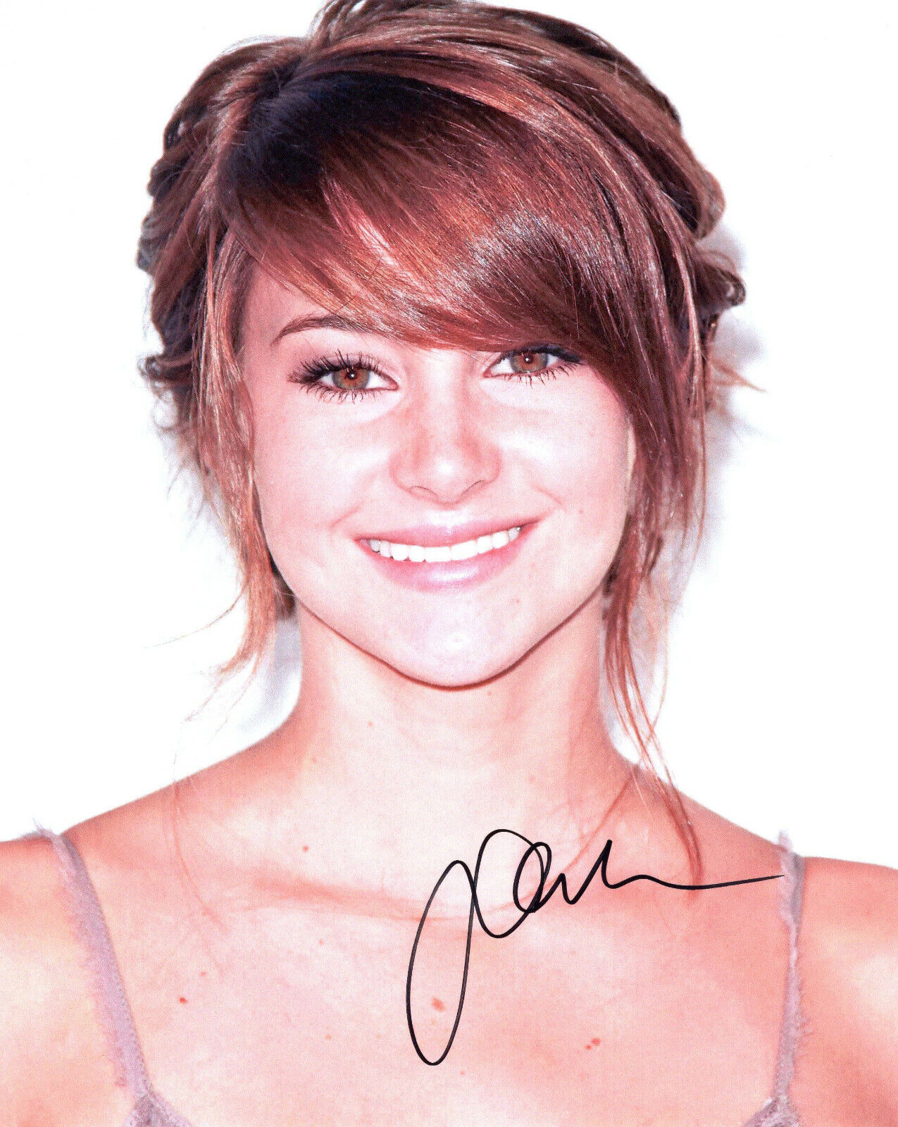 Original Signed Photo Poster painting of Shailene Woodley 10x8 + COA