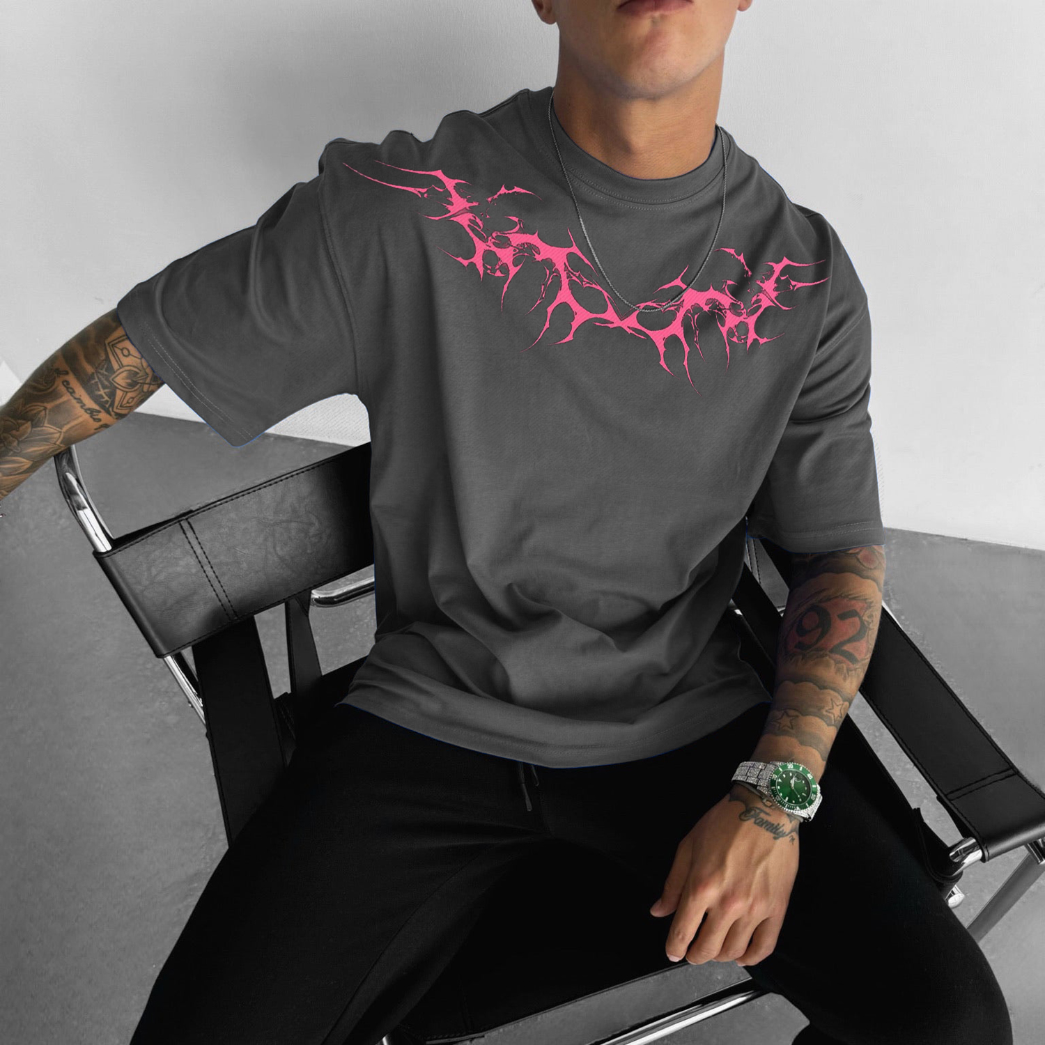 Men's Casual Design T-shirt / TECHWEAR CLUB / Techwear