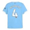 REIJNDERS #4 Manchester City Home Authentic Soccer Jersey 2025/26